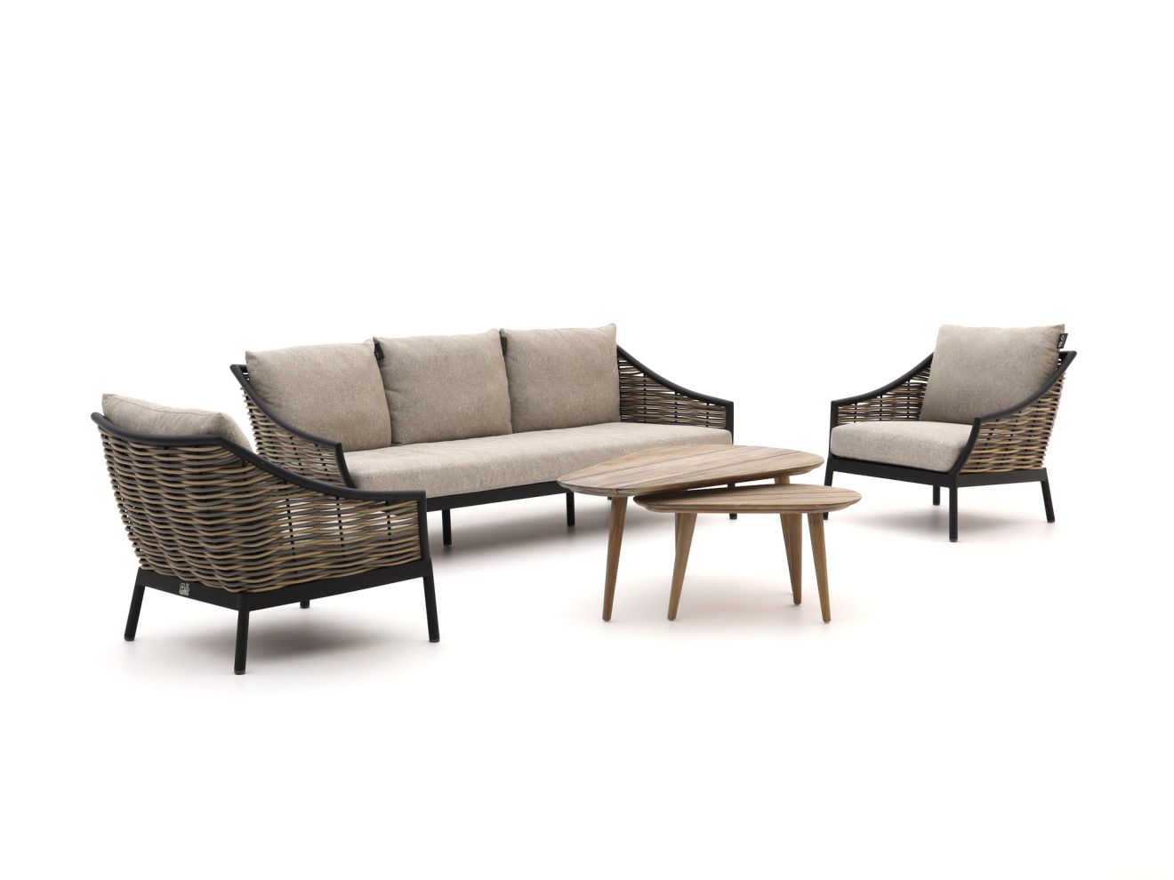 apple bee milou/rough k stoel bank loungeset 5 delig laagste prijsgarantie!