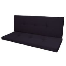 bankkussen zit en rug 150cm souffle havana dark grey
