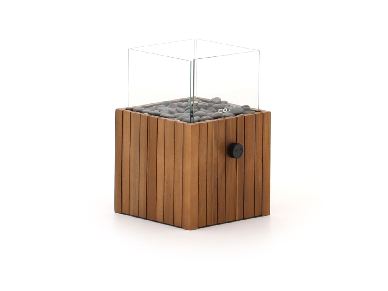 cosiscoop timber square gaslantaarn 20x20x30cm laagste prijsgarantie!