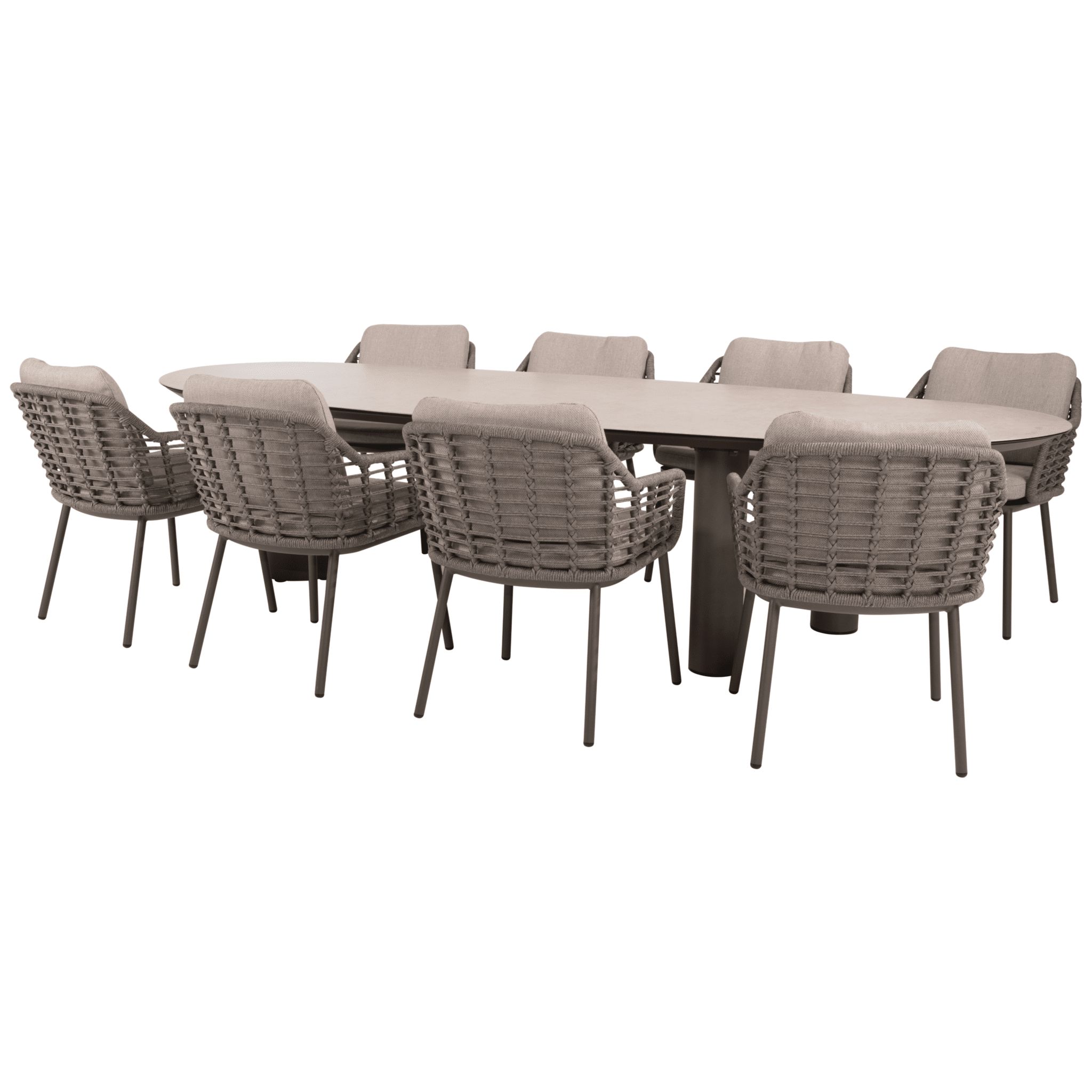 denia puglia dining tuinset 290x110xh75 cm 9 delig keramiek terre taste 4so
