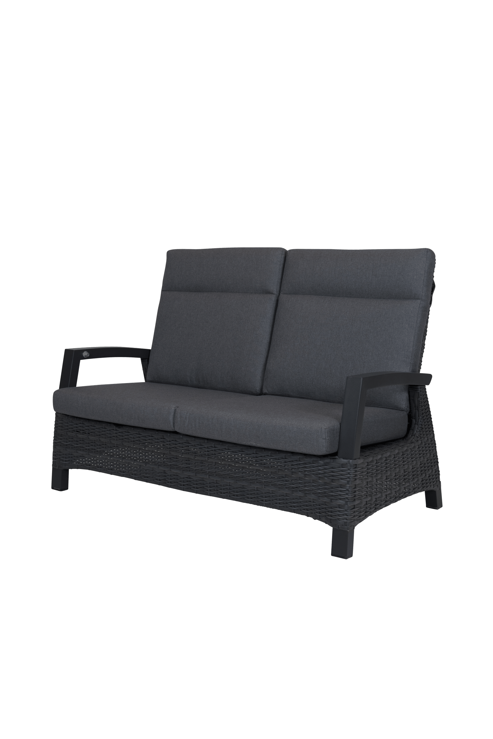 qopps darwin loungebank 2 zits verstelbaar royal grey