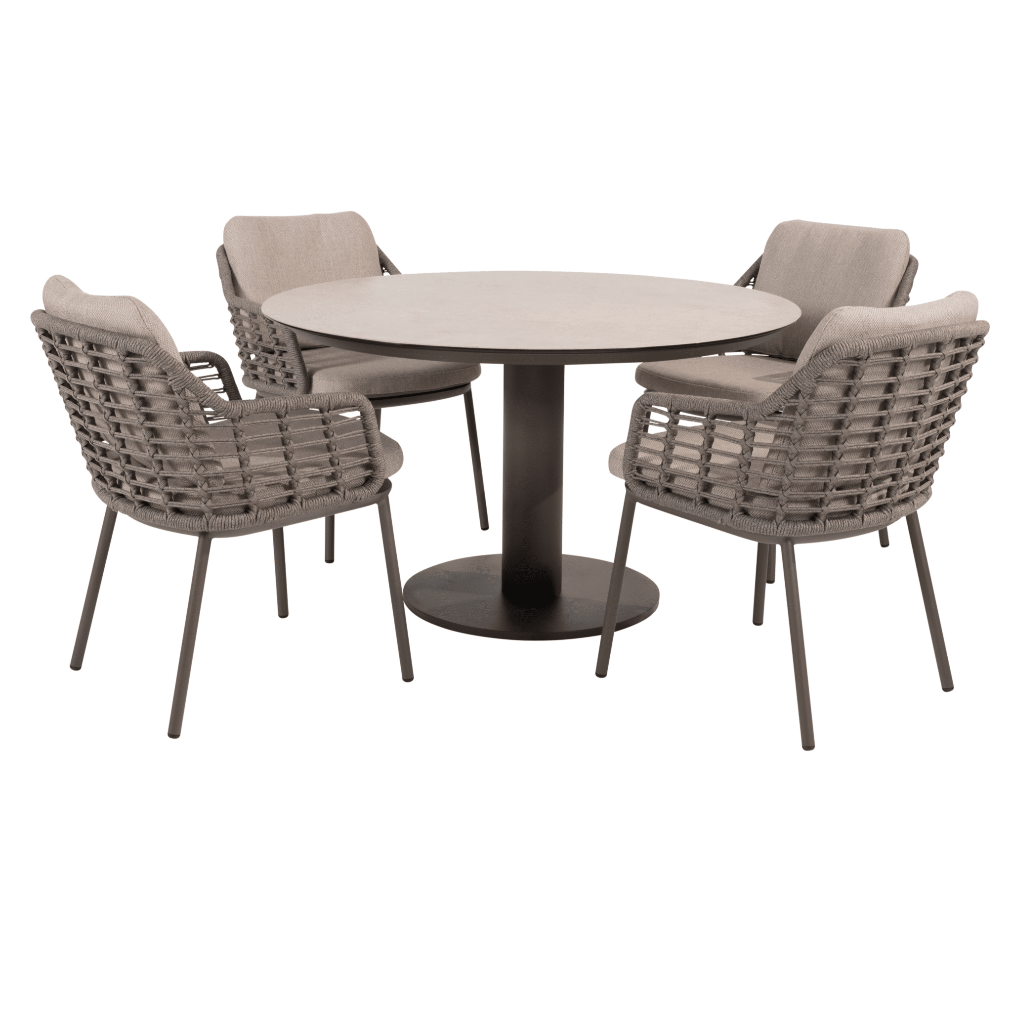 sarah puglia dining tuinset 120xh75 cm 5 delig keramiek terre taste 4so