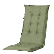 tuinkussen hoge rug basic green