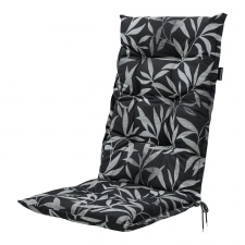 tuinkussen hoge rug fergus black (waterafstotend)