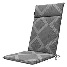 tuinkussen hoge rug universal demi grey (waterafstotend)