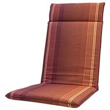 tuinkussen hoge rug universal stef bordeaux