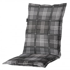 tuinkussen lage rug patchy grey