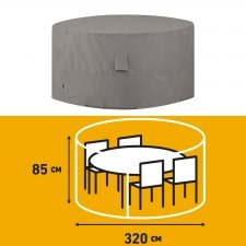tuinsethoes rond 320xh85cm