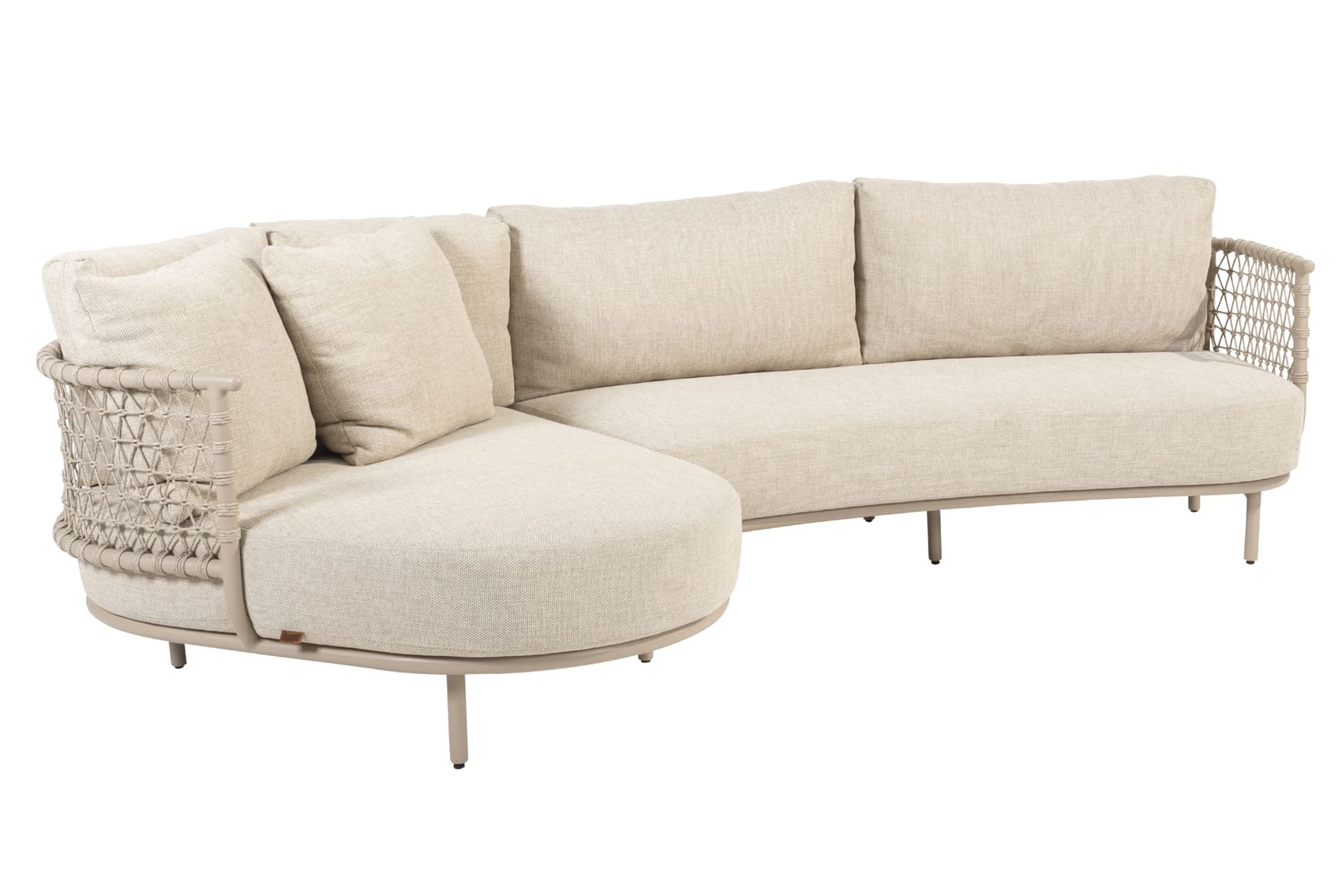 4so sardinia chaise loungebank latte