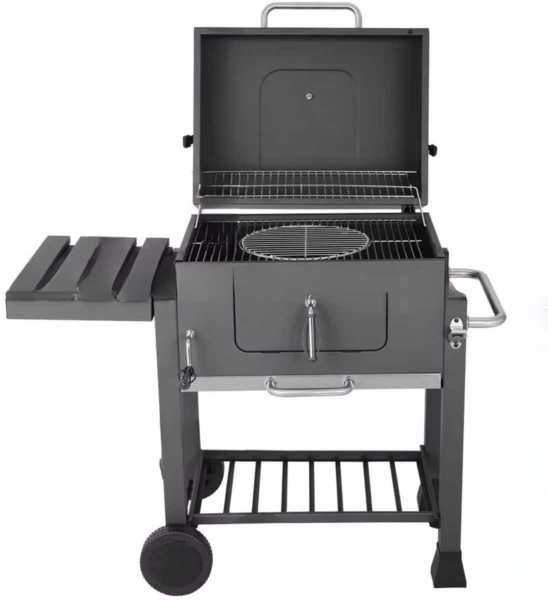 barbecuewagen houtskoolbarbecue bbq smoker xxl houtskoolgrill