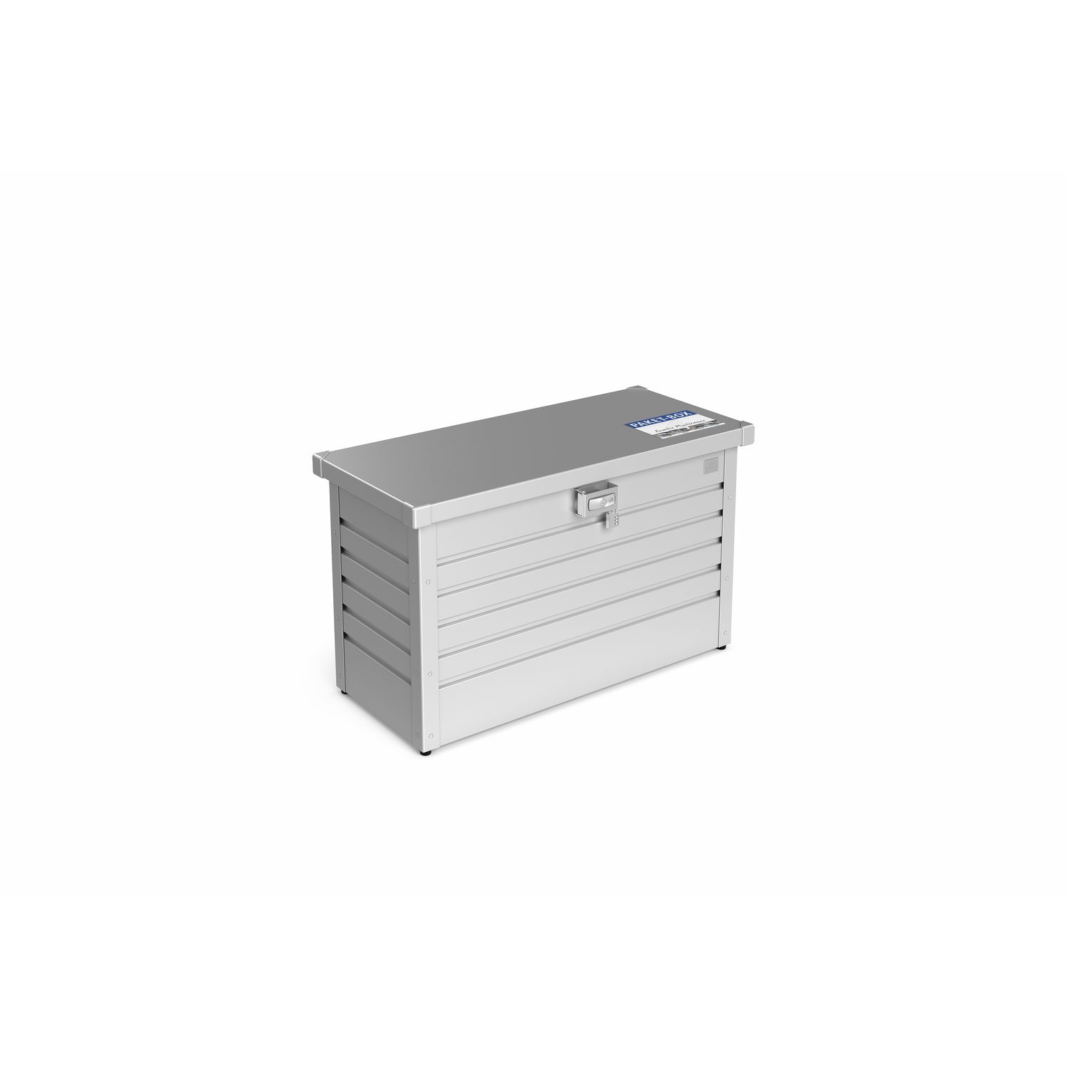 biohort kussenbox pakket box 100 metaal zilver metallic 101x46x61cm
