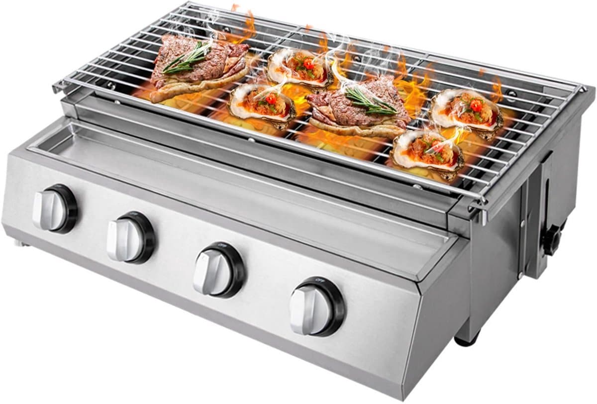 gas bbq buitenkeuken rvs barbecue barbeque