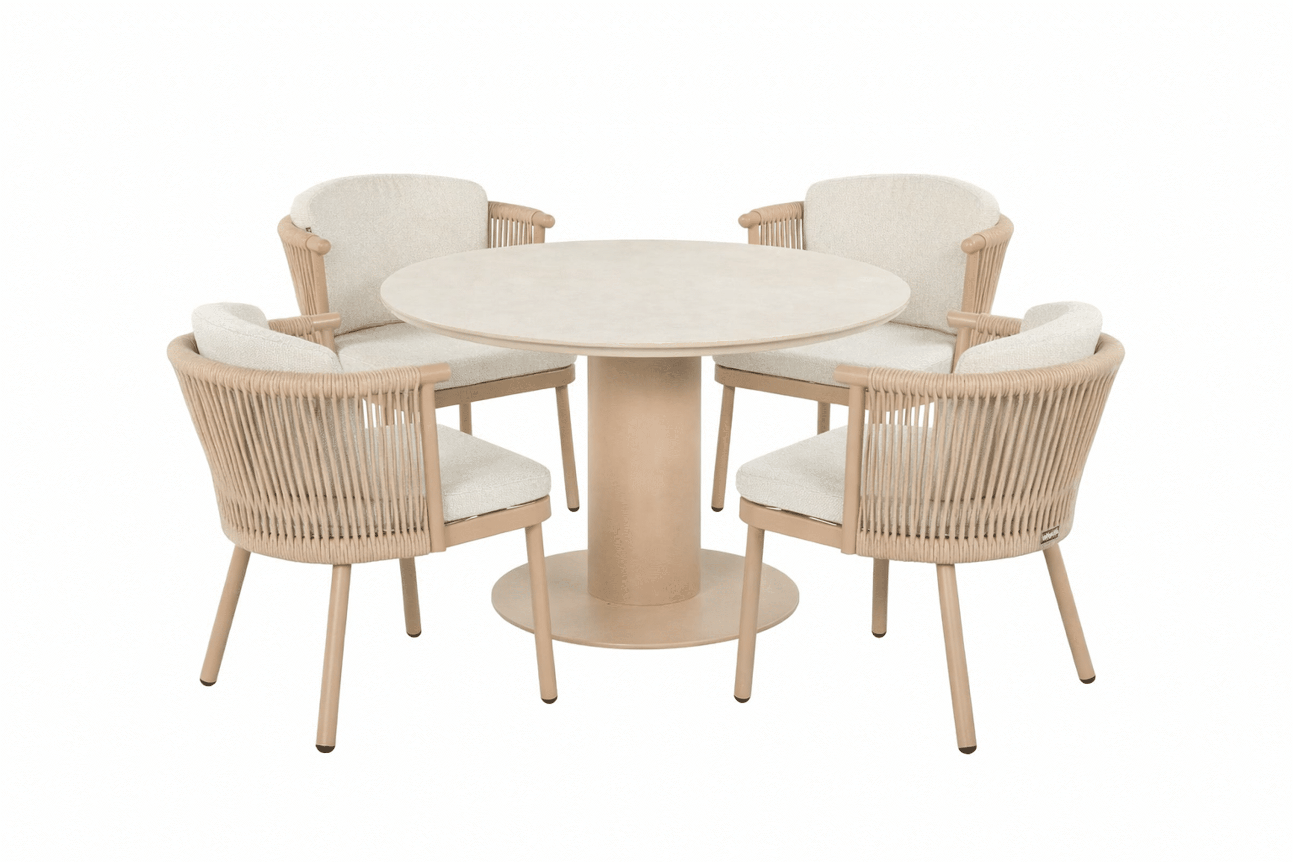 hartman toledo/girona 120 cm dining tuinset 5 delig