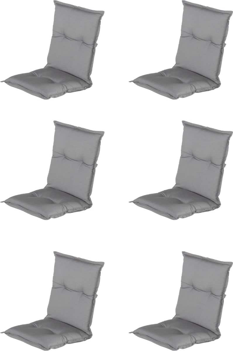 hartman tuinkussen lage rug grey 100x50cm
