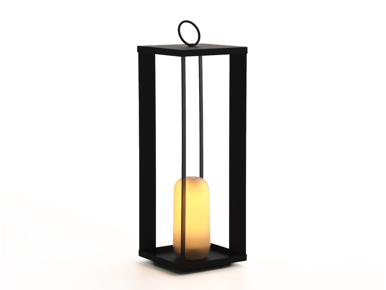 new garden siroco lantaarn led oplaadbaar dimbaar ø 18cm (h: 50cm) laagste prijsgarantie!