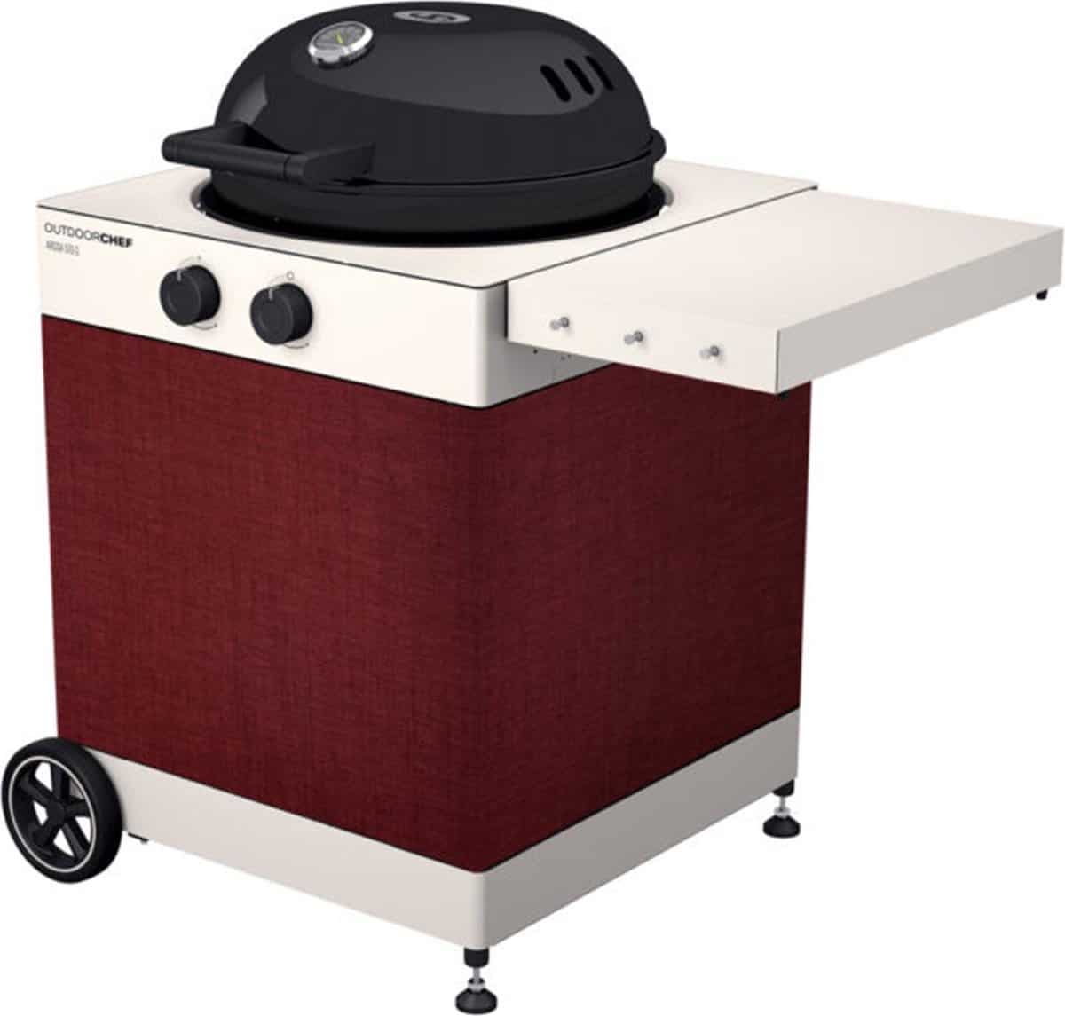 outdoor chef barbecue gas arosa 570 g front velvet