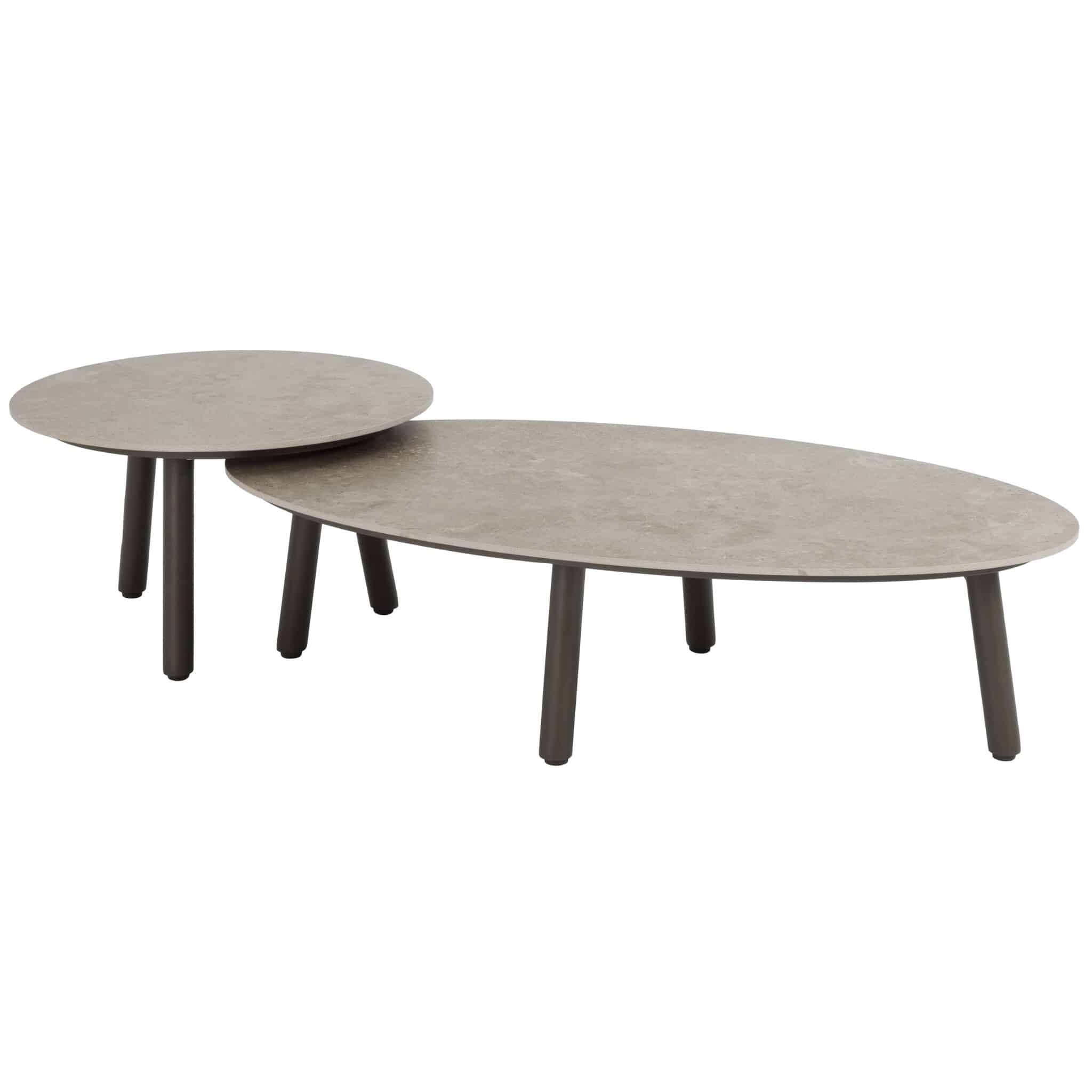 salute lounge tuintafels set van 2 terre keramisch blad taste 4so