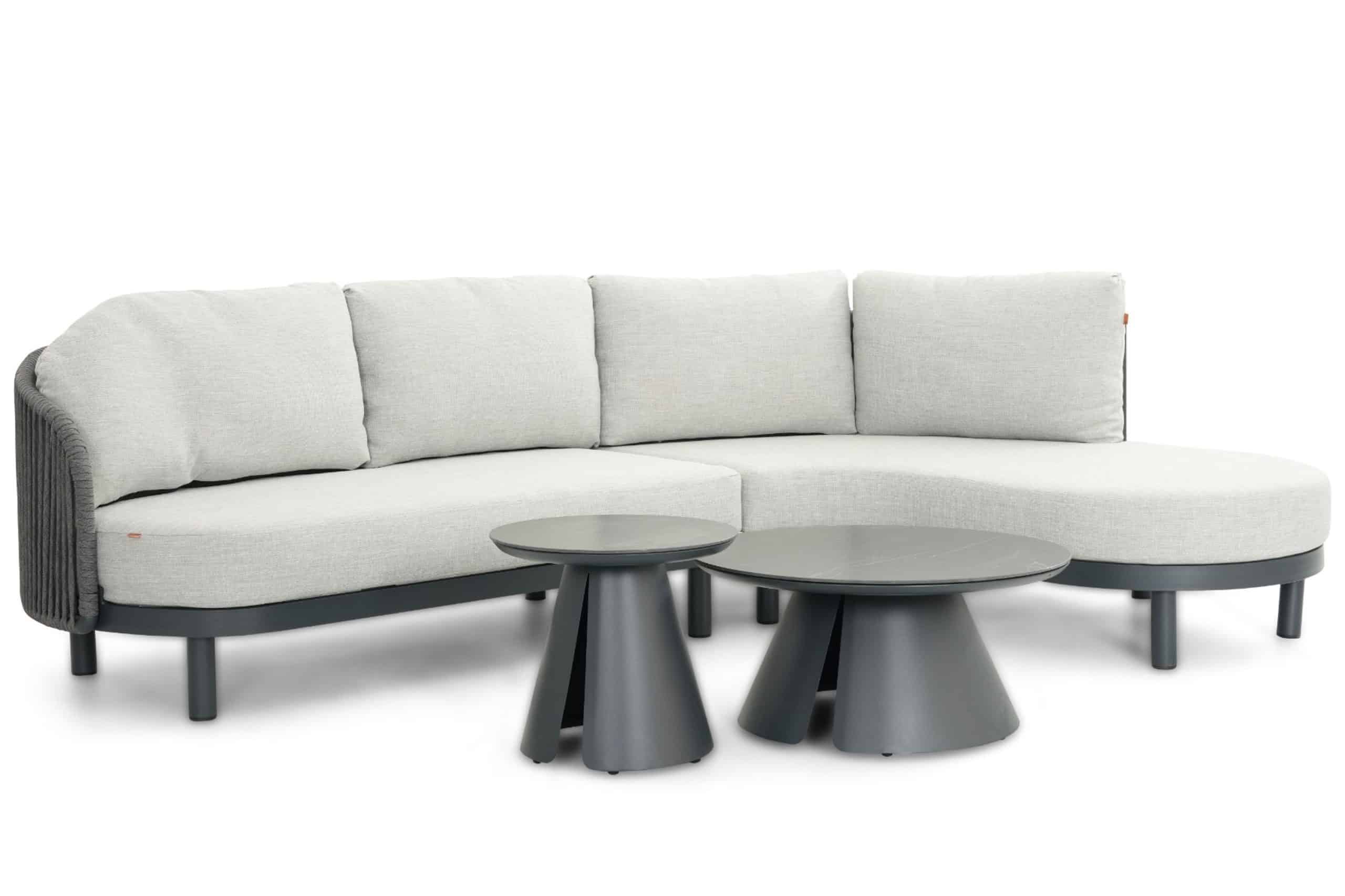santika nanda/cayora 50/80 cm hoek loungeset 4 delig