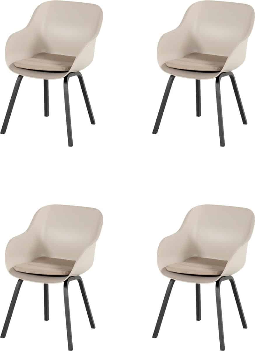 set van 4 hartman le soleil element dining armstoel