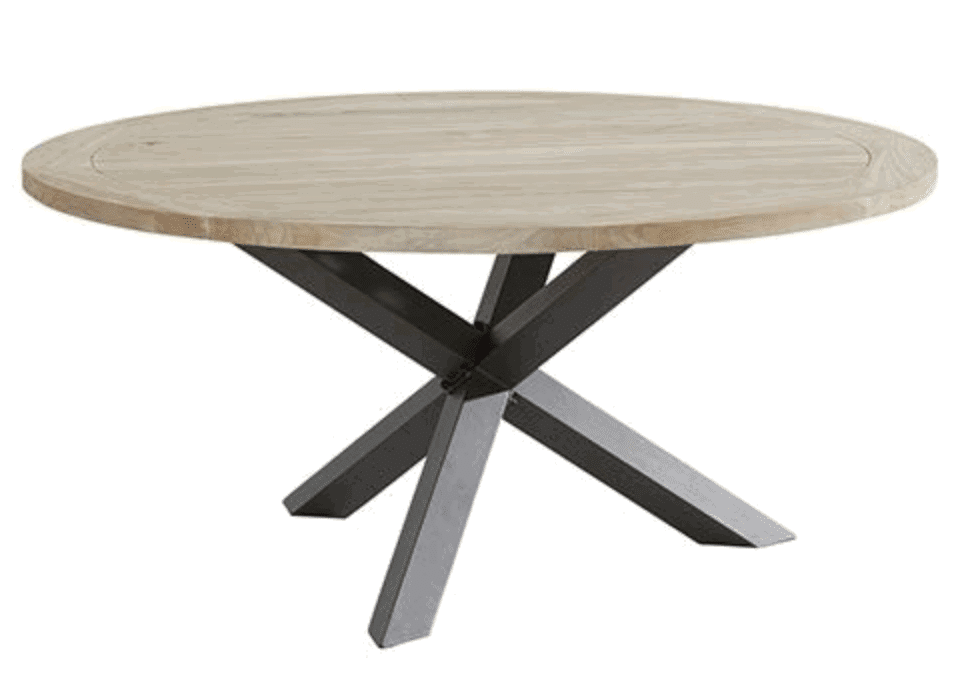 louvre dining tuintafel dia. 160 cm aluminium 4so taste