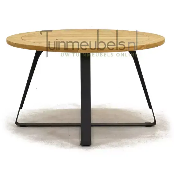 tuintafel basso teak 130 cm rond
