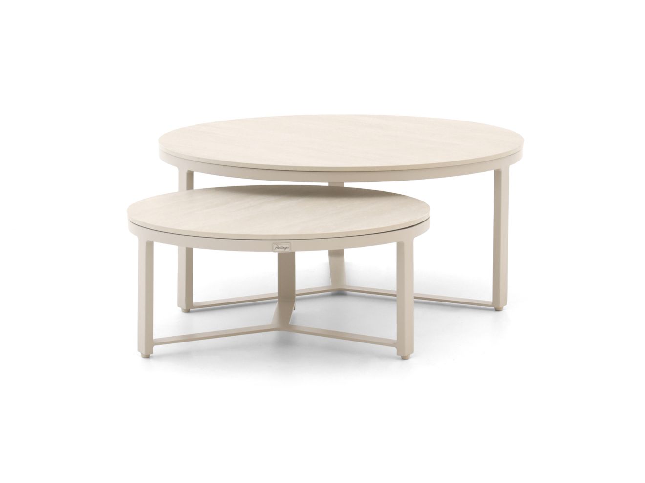 bellagio ficarolo lounge tuintafelset ø85cm(h:35cm)/ø65cm (h:30cm) laagste prijsgarantie!