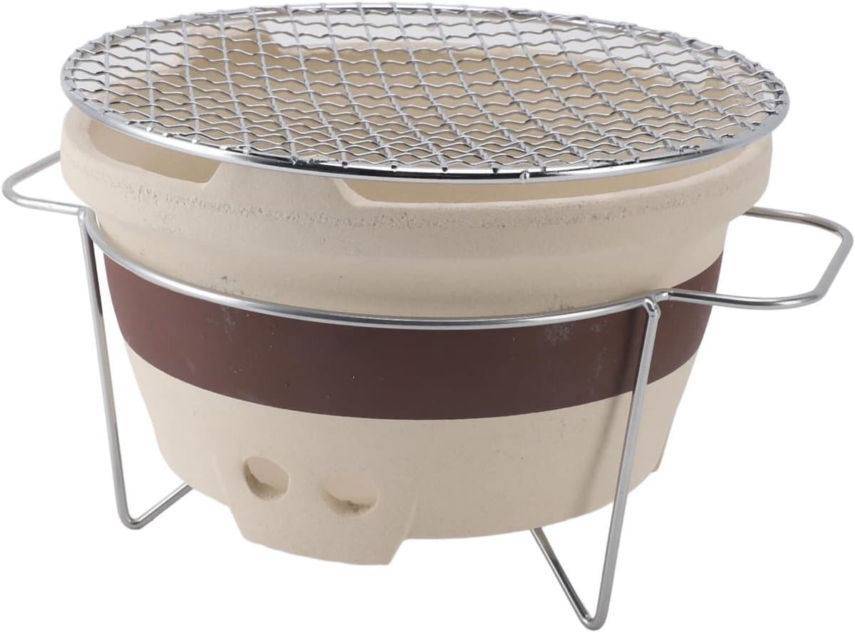 draagbare houtskool bbq compacte grill oven outdoor koken