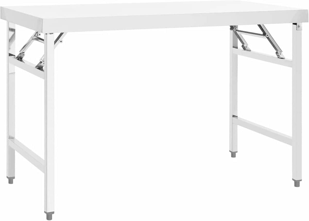 inklapbare werktafel klaptafel balkontafel buiten koken roestvrij