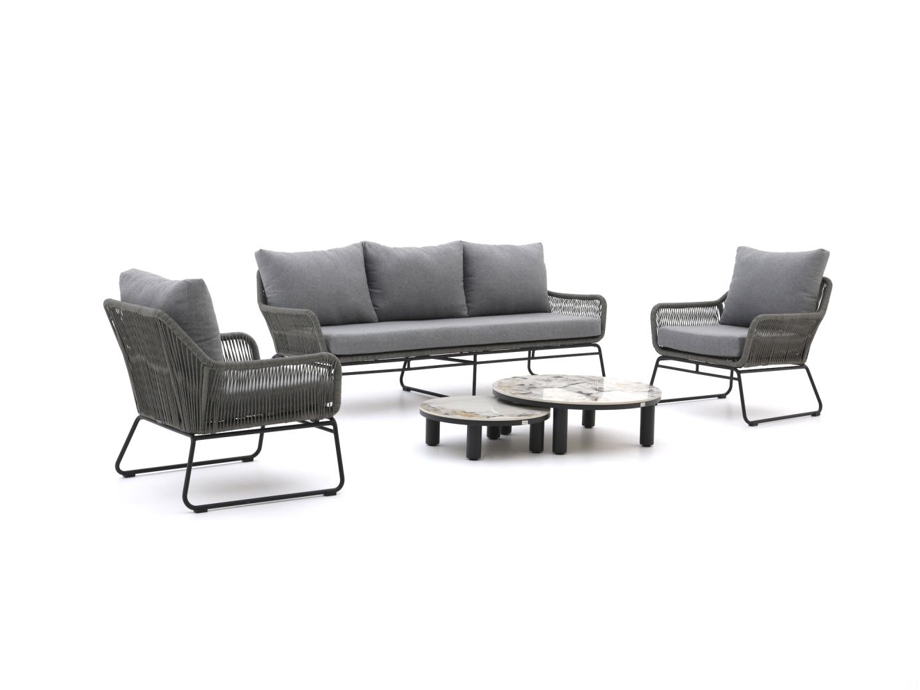 intenso isorella/sarsina stoel bank loungeset 5 delig laagste prijsgarantie!
