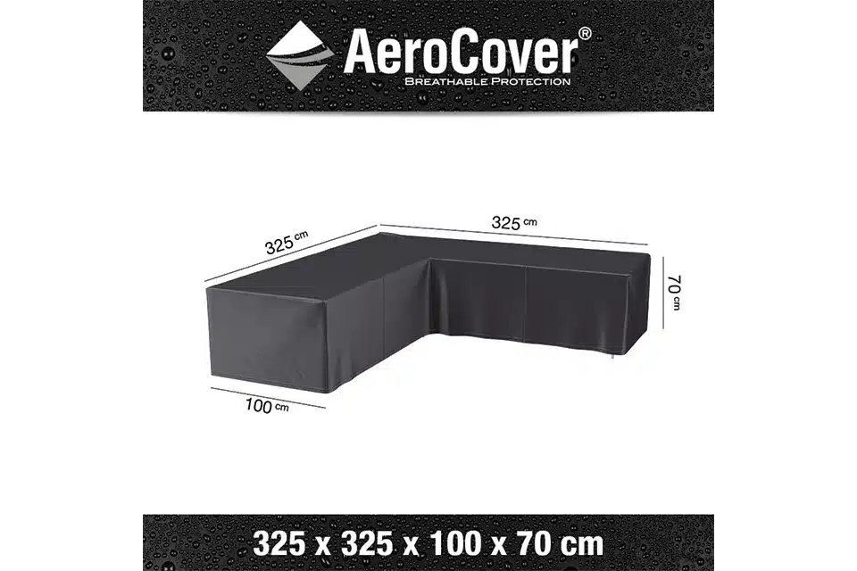 platinum aerocover | loungesethoes 325 x 325 x 100 x 70(h) | l vorm