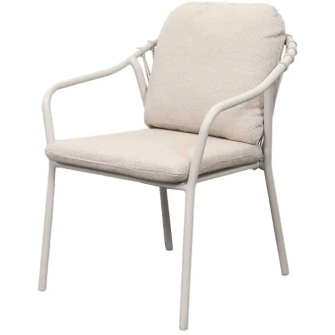 qopps ivans dining stapelbare tuinstoel latte light