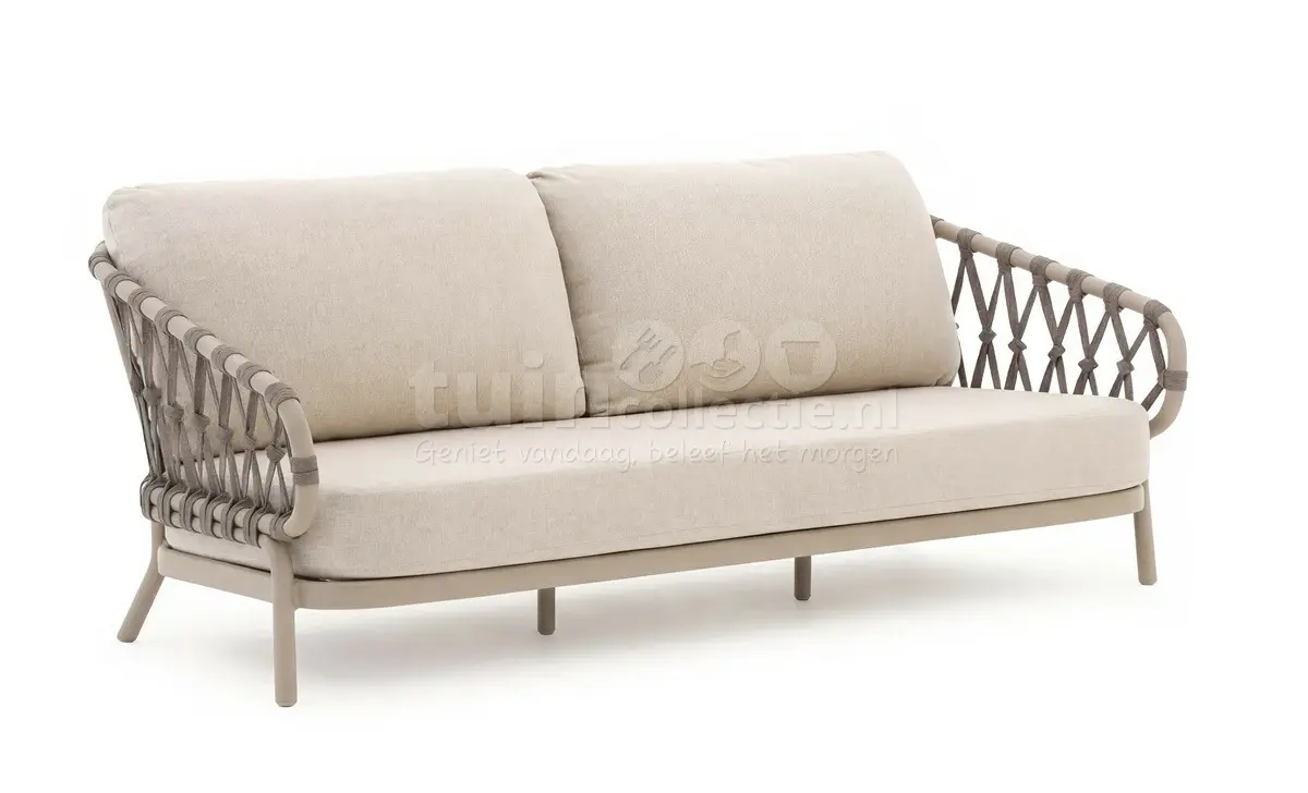 tierra outdoor loungebank natal 3 zit champagne