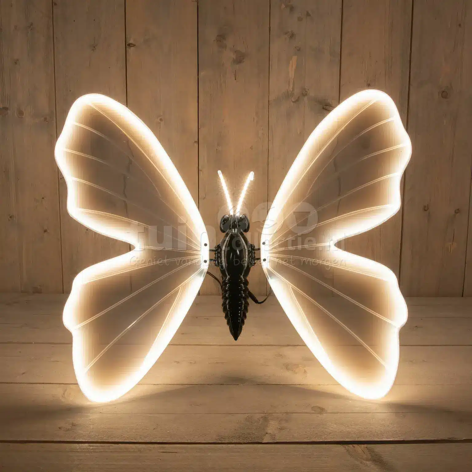 vlinder led 80cm warm wit