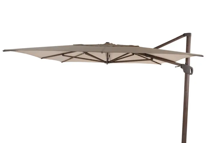 zweefparasol hacienda 400 300 wenge frame beach 4so parasol bruin 4 seasons outdoor