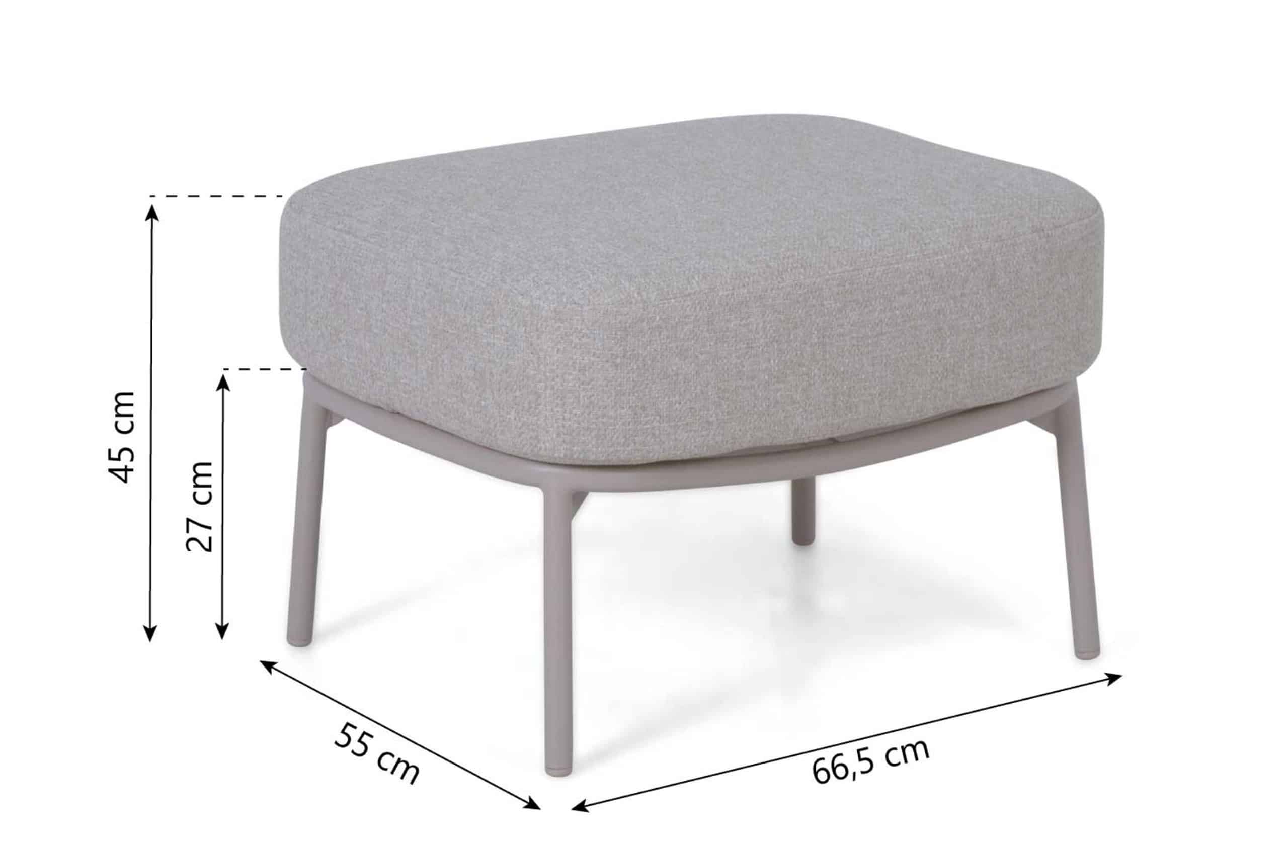 4 seasons calma footstool loft with cushion