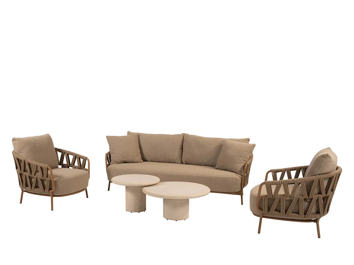 4 seasons outdoor | biarritz loungeset met koffietafels