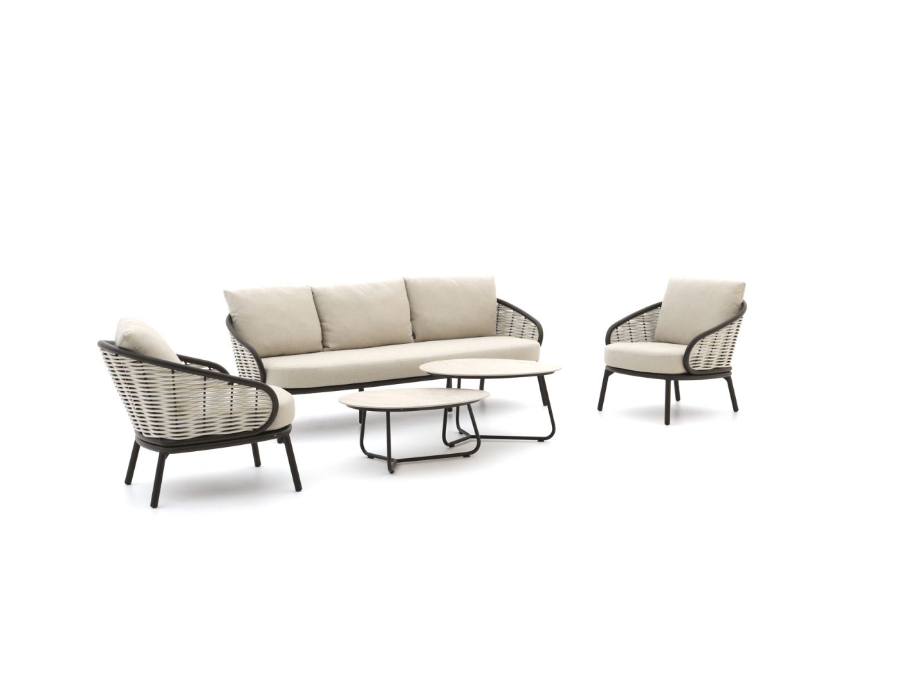 apple bee pine key stoel bank loungeset 5 delig 5 zits laagste prijsgarantie!