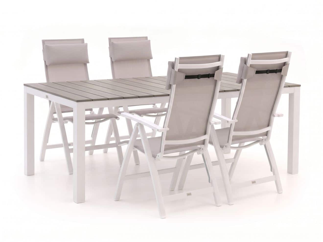 bellagio avenza/fidenza 183cm dining tuinset 5 delig verstelbaar laagste prijsgarantie!