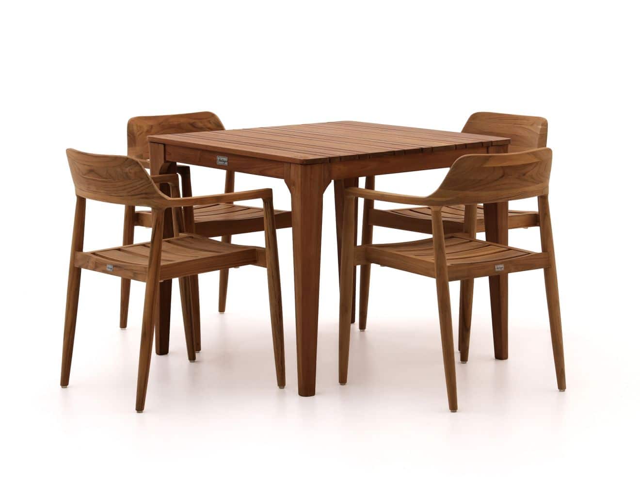 bellagio balba/bruca 90cm dining tuinset 5 delig stapelbaar laagste prijsgarantie!