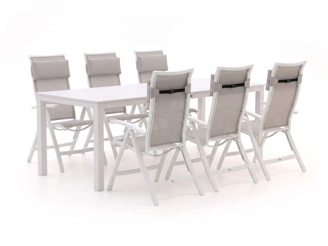 bellagio lugo/menzano 220cm dining tuinset 7 delig verstelbaar laagste prijsgarantie!
