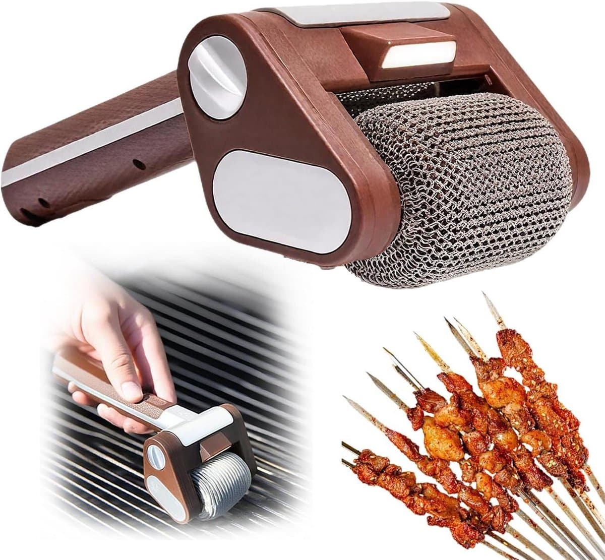 elektrische grill borstel draadloze bbq reiniger grill schoonmaken