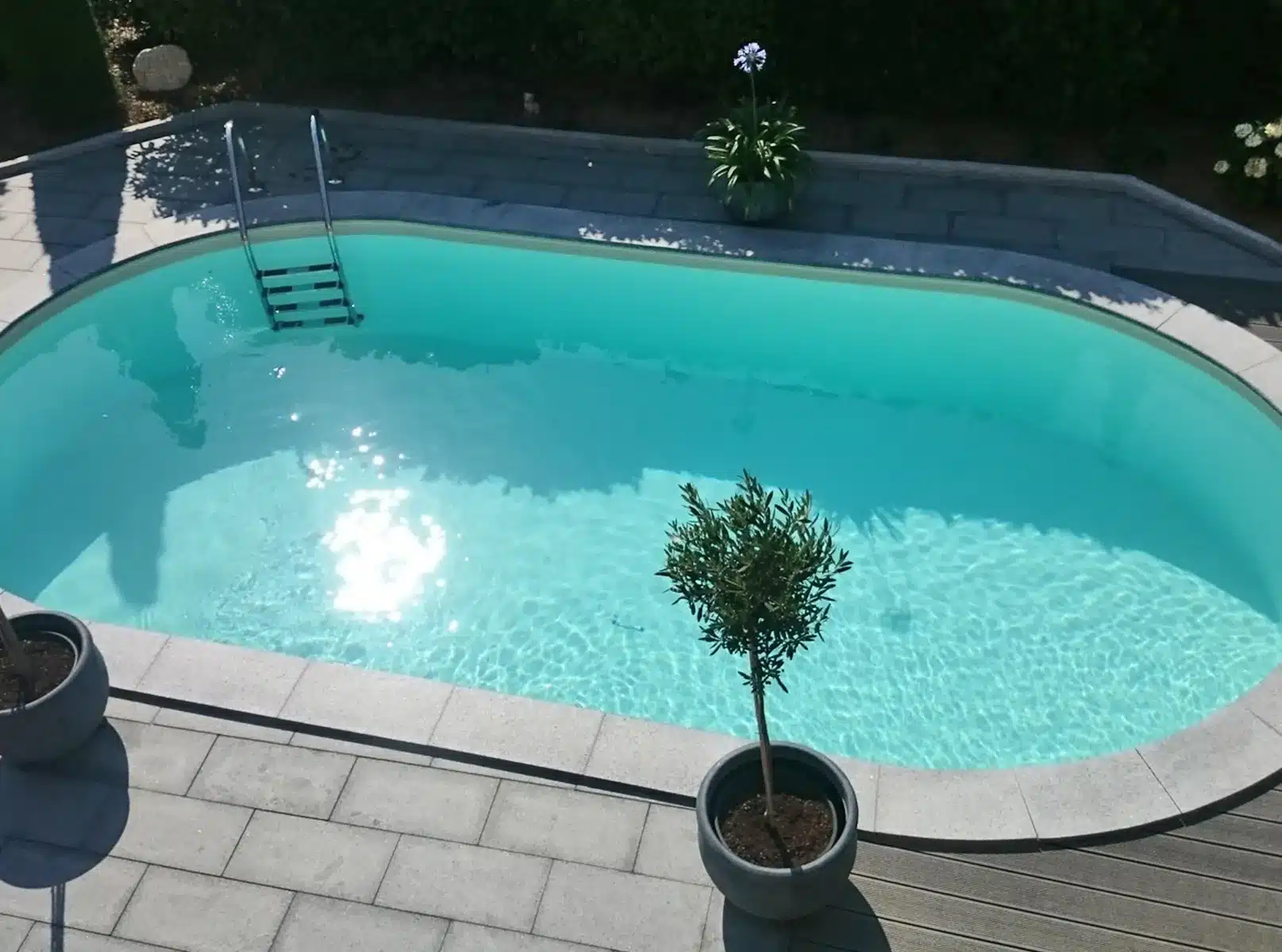 fonteyn | metalen zwembad excellent ovaal 615 x 300 x 150 cm