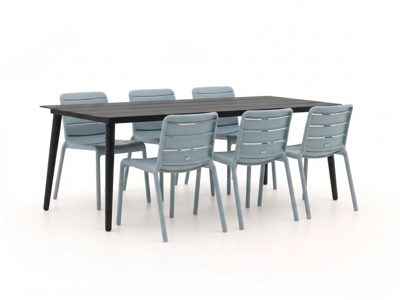 forza narni/sora 220cm dining tuinset 7 delig stapelbaar laagste prijsgarantie!