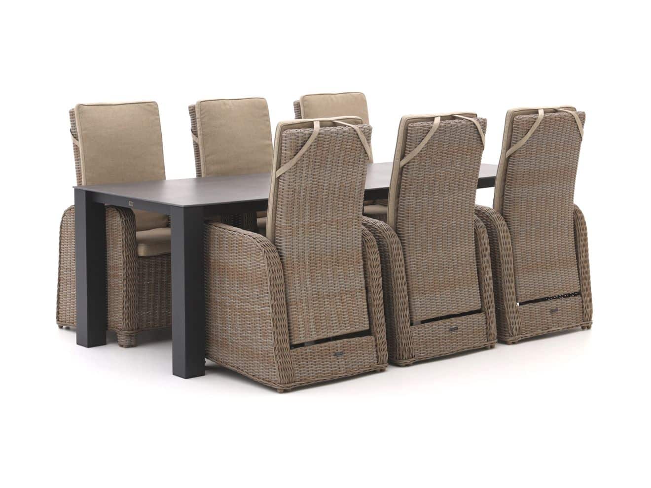 intenso umbria/lagundo 230cm dining tuinset 7 delig verstelbaar laagste prijsgarantie!