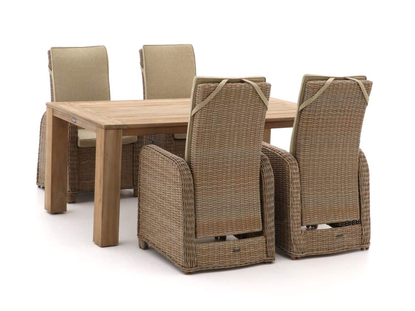 intenso umbria/rough x 200cm dining tuinset 5 delig verstelbaar laagste prijsgarantie!