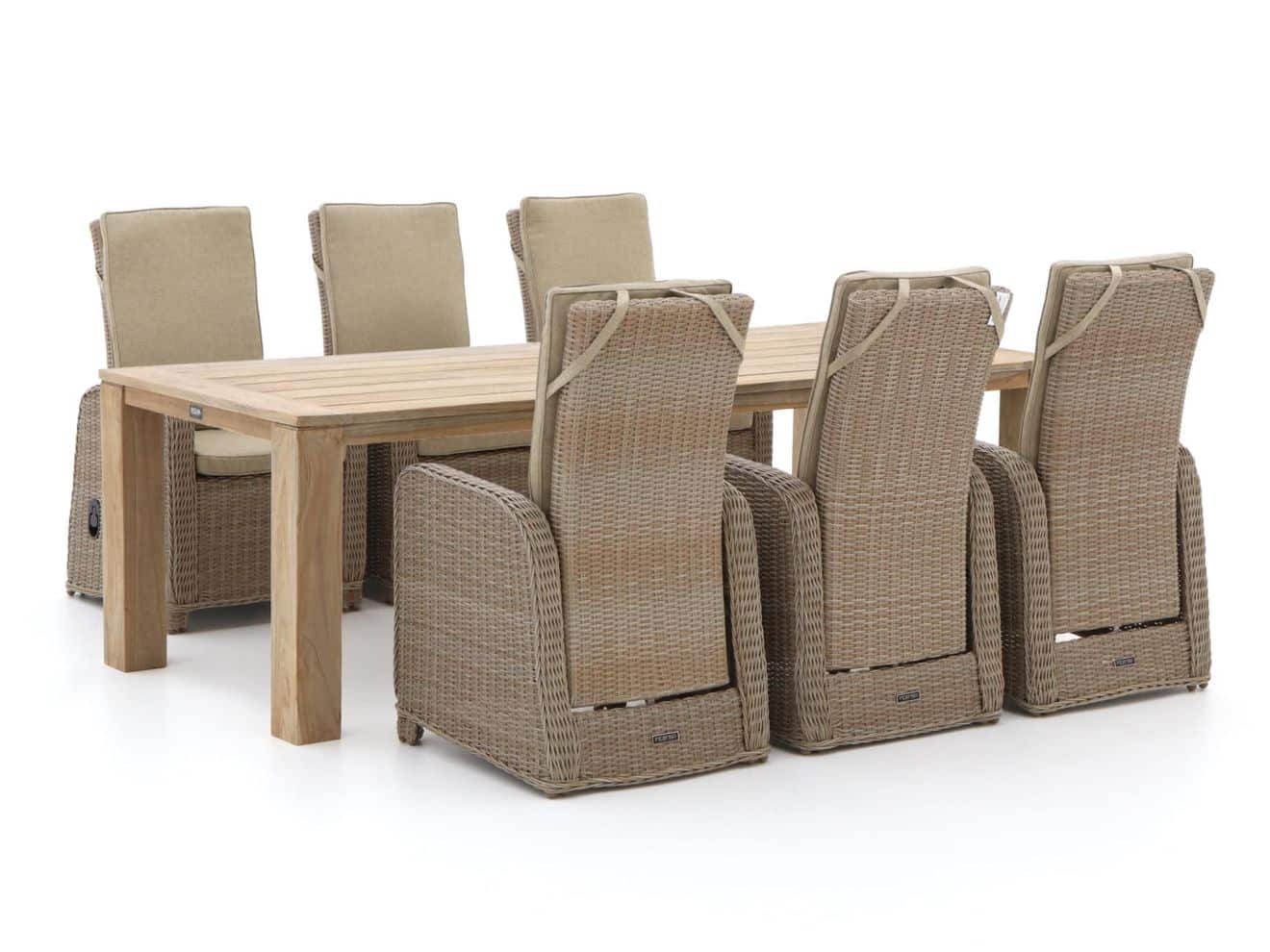 intenso umbria/rough x 240cm dining tuinset 7 delig verstelbaar laagste prijsgarantie!