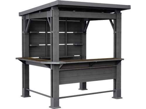 Keter Bar Gazebo - Buitenbar met overkapping - 200x230x238cm