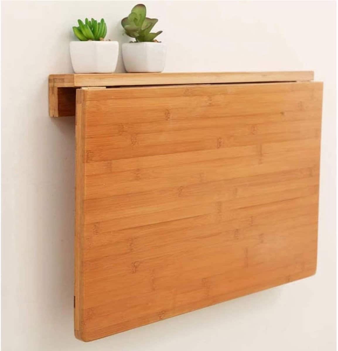 klaptafel eettafel wandmontage ruimtebesparend werken eenvoudige installatie