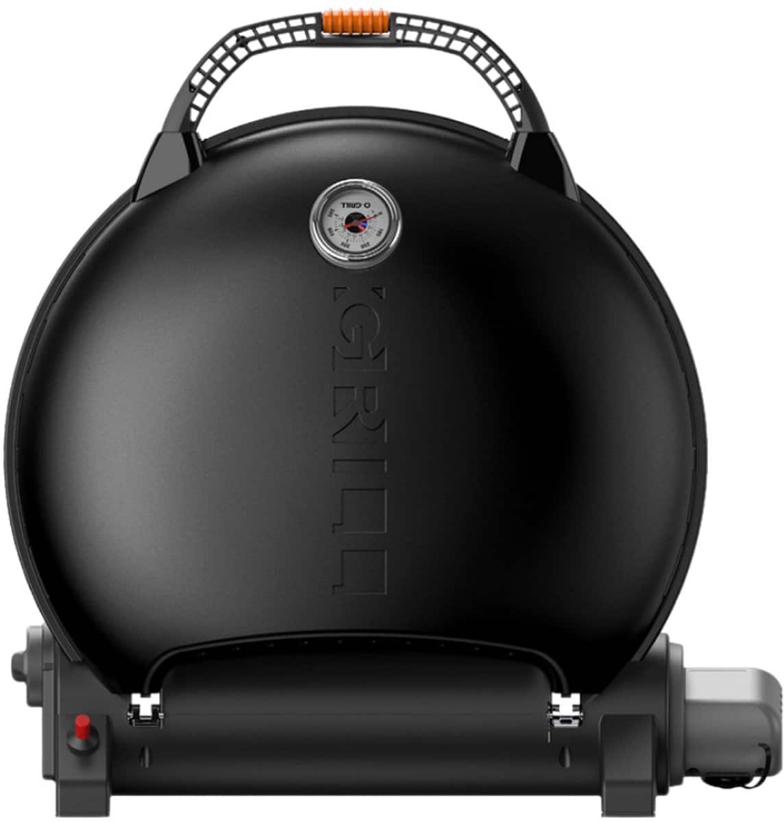 o grill 600 black draagbare gas bbq met thermometer