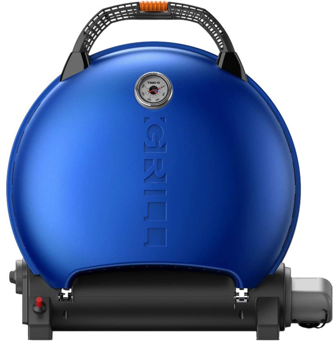 o grill 600 blue draagbare gas bbq met thermometer